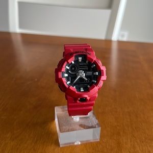 Red G-Shock Watch. In good shape. New Battery out in 1/23.
